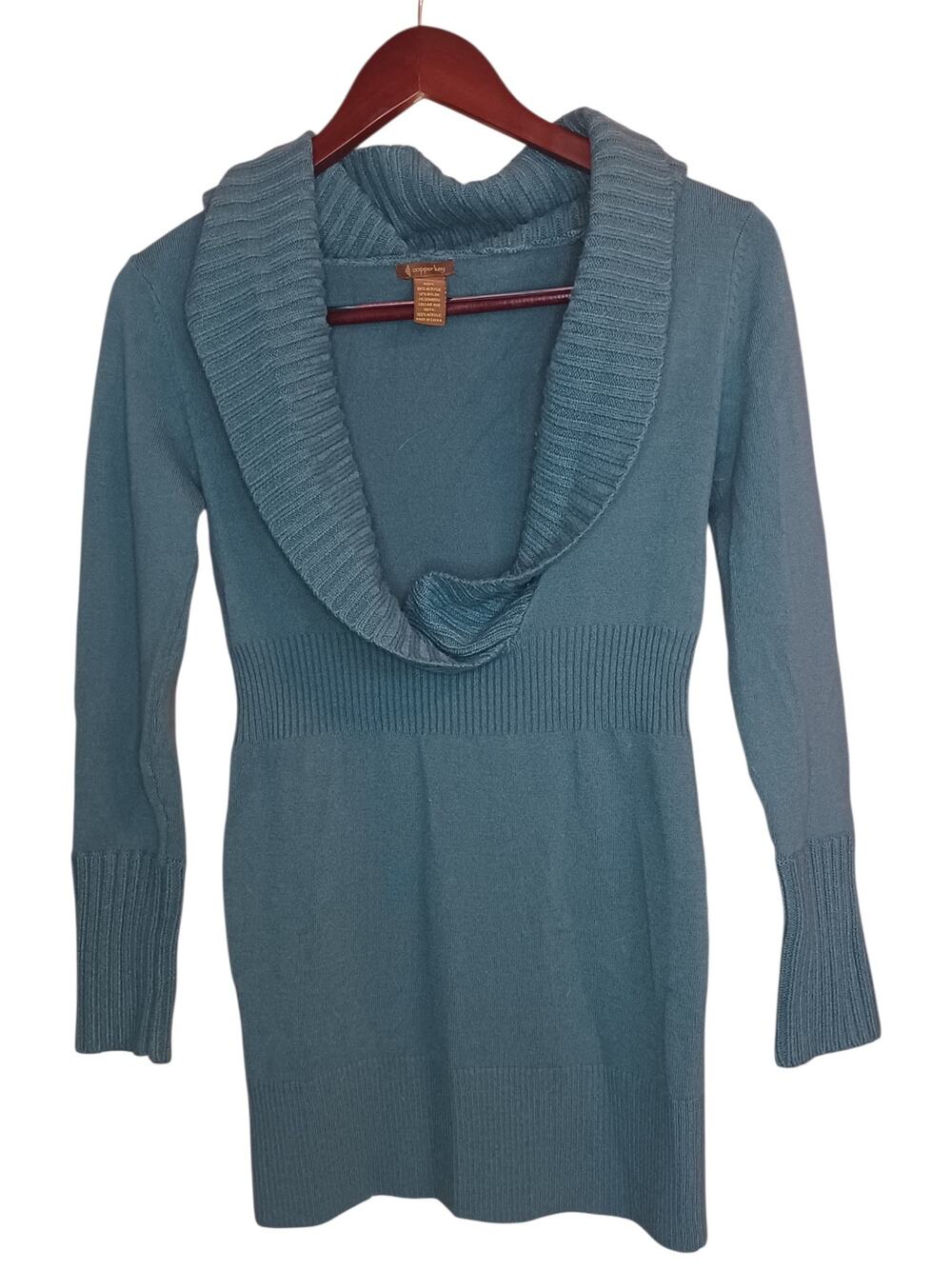 Copper Key Green Knit Sweater Size Medium